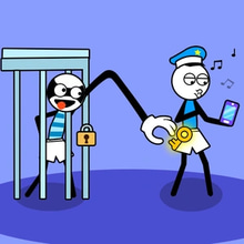 Play Stickman Troll Thief Puzzle Online Online