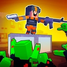 Play Cubic Frontier: Zombie Robby Online