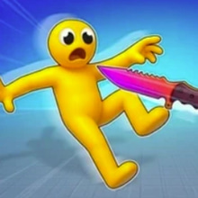 Play Ninja vs Ragdolls: Sharp Knife Throw! Online