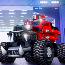 Play Blocky Cars: Car Battle Online