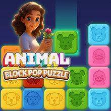 Play Animal Block Pop Puzzle Online