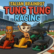 Play Italian Brainrot Tung Tung Racing Online