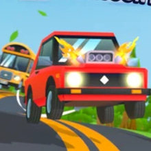 Play Cliff Racer: Cartoon Race Online