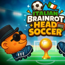Play Italian Brainrot Head Soccer Online