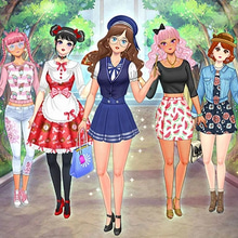 Play High School Anime Dress Up Online