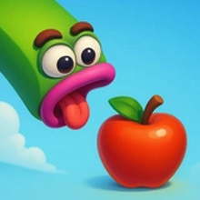 Play Apple Worm - Snake Puzzle Online
