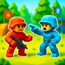 Play Little Commander: Red vs Blue Online