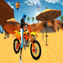 Play Motocross Beach Game : Bike Stunt Racing Online