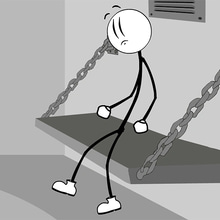 Play Stickman escapes from prison Online