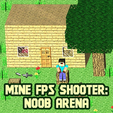 Play Mine FPS shooter: Noob Arena Online