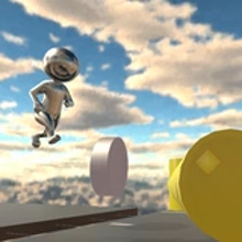 Play Steel Run: Clouds and Obstacles Online