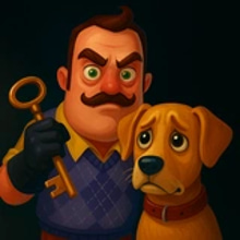 Play Scary Neighbor Dog Escape Online