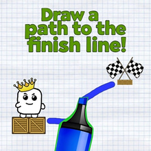 Play Draw a path to the finish line! Online
