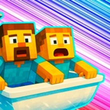 Play Ragdoll Racing in the Bathtub. Extreme Descent! Online