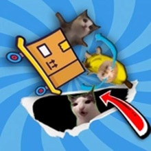 Play Draw a bridge - Save the cats meme! Online