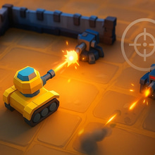 Play Super Tank Wrestle Online