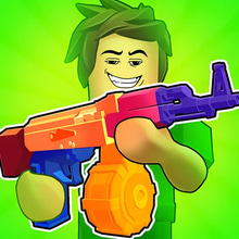 Play Blocks Shooter 3D! Run, Shoot, Merge Weapons! Online