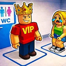 Play Obby Toilet Line Online