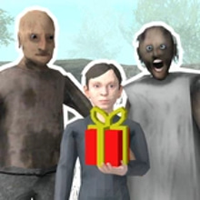 Play Schoolboy and Granny: Birthday Online