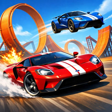 Play Two Stunt Supercars Online