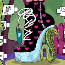 Play Monster High Shoes Design Online