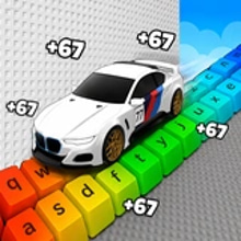 Obby: Supercar Race on a Giant Keyboard