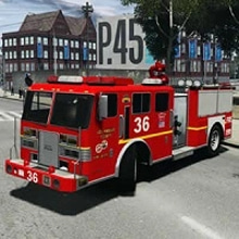 Play Fire Trucks Differences Online