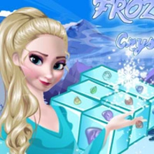 Play Frozen Elsa Crystal Match Online