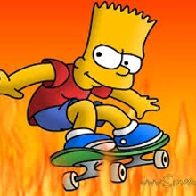 Play Skating with Bart Simpson Online