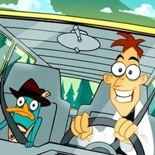 Play Phineas and Ferb: Drusselstein Driving Test Online