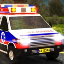 Play Medical Van 3D Parking Online