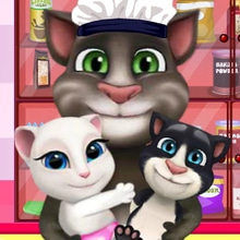 Play Tom Family Cooking Pancakes Online