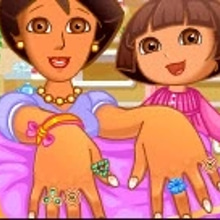 Play Dora Hand Spa for Mom Online