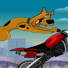 Play Scooby Doo and his bike Online