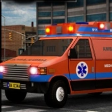 Play Emergency Van 3D Parking Online