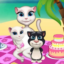 Play Talking Angela Picnic Day Online
