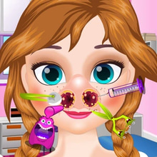 Play Anna Nose Check-Up Online