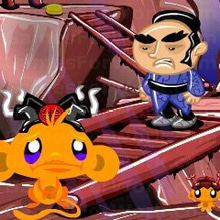 Play Monkey Go Happy Samurai Online