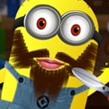 Minion Beard Shaving