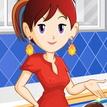 Play Cooking frozen dessert with Sara Online