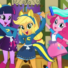 Play Equestria Girls Classroom Cleaning Online