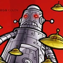 Play The Giant Robot Vs Mars Invaders Online