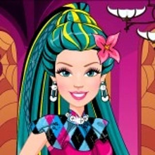 Play Barbie Monster High Uniform Online