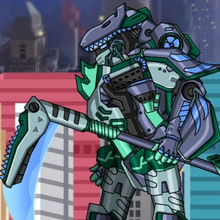 Play Mosasaurus Dino Robot Online