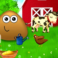 Play Pou At The Farm Online