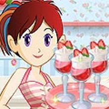 Play Sara's strawberry parfait Online