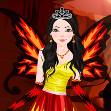 Play Fire queen dress up Online