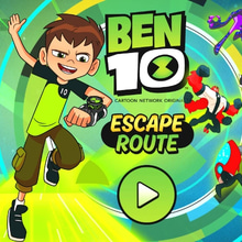 Play Ben 10  Escape Route Online