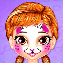 Play Little Princess Anna Face Painting Online