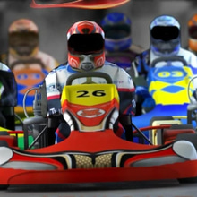 Play GO Kart HD Online
